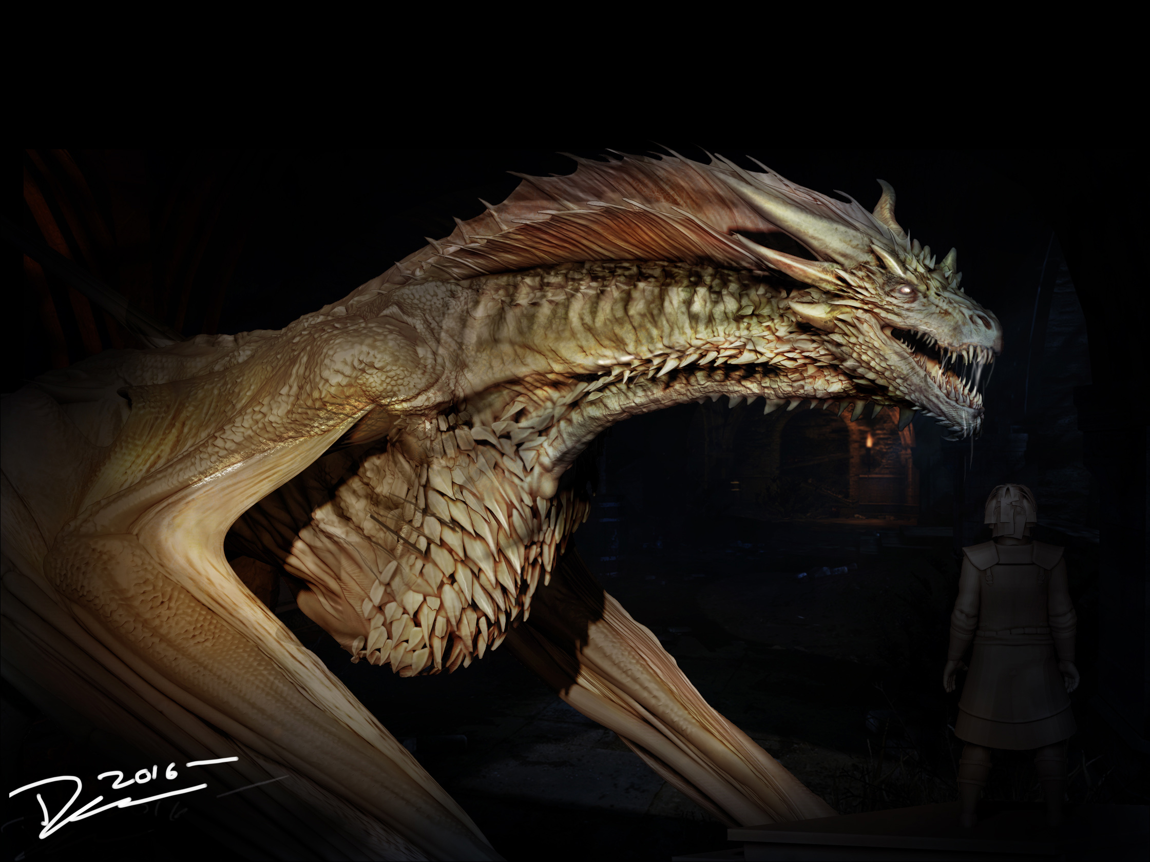 game of thrones dragon zbrush
