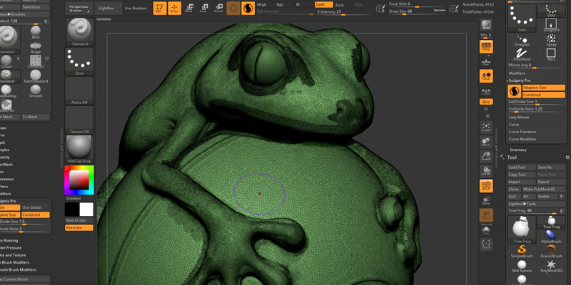 difference between sculptris and zbrush
