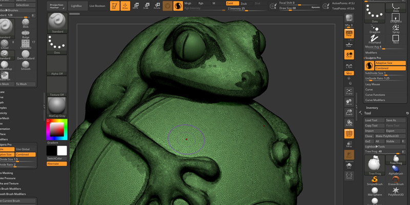 scuilptris pro zbrush