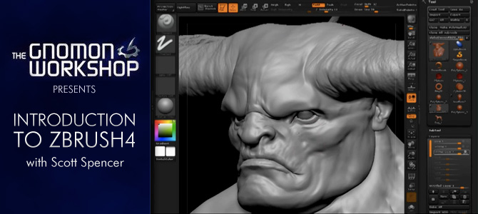 the gnomon workshop introduction to zbrush 4r8