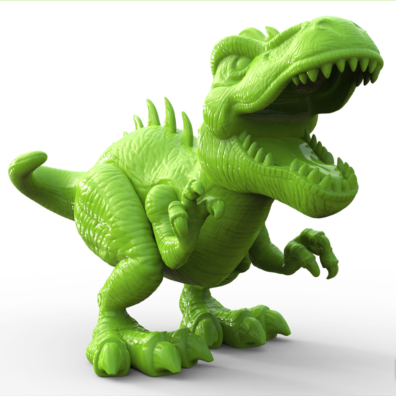 Tiny 3D Versions of the Stars of Jurassic World