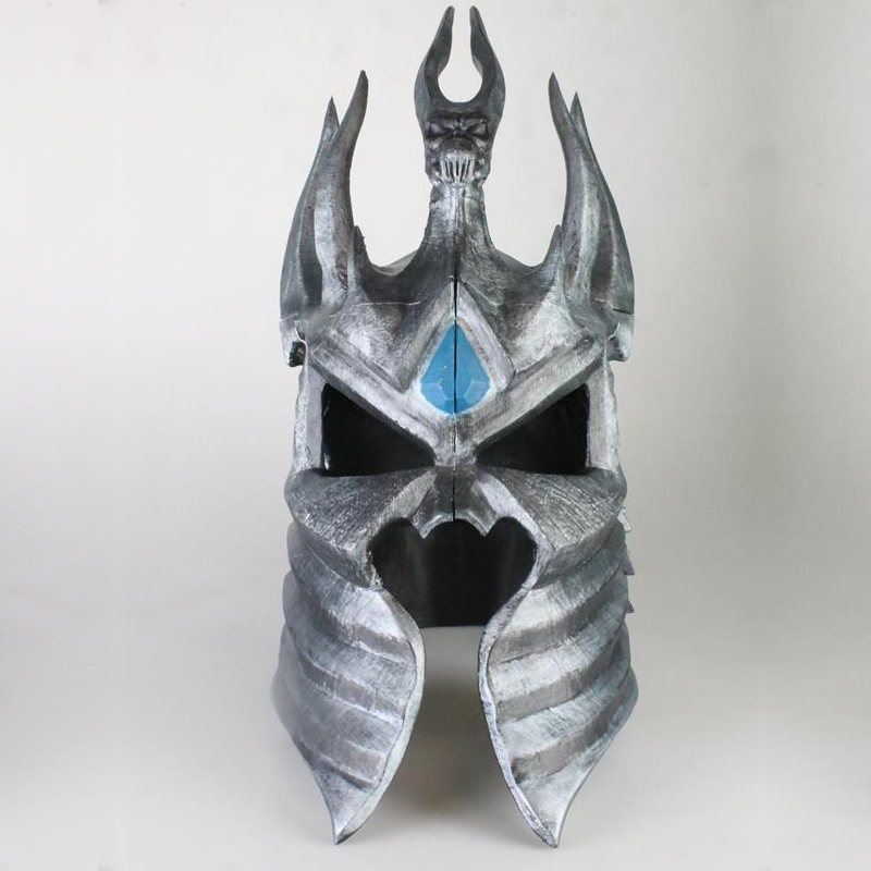 Artist 3D Prints Wearable Lich King Helmet