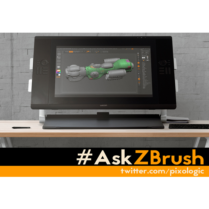 Pixologic is pleased to bring you the #AskZBrush system — an exciting new way to get answers to your feature questions!