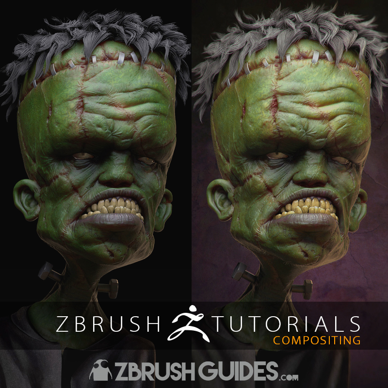 Compositing ZBrush BPR Passes In Photoshop