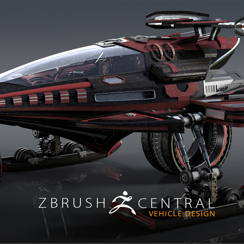 Vehicle Concepts in ZBrush