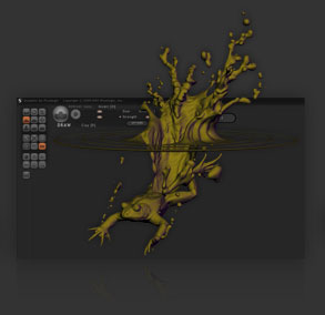 sculptris paint mode grid