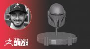 The Mandalorian Fan Art – ZBrush 2020 in Action – Pixologic Solomon Blair – Part 3