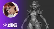 [RU] Создание стилизованных персонажей – Olya Anufrieva – ZBrush 2020