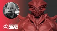 Creating an Alien Creature on the Fly with ZBrush! – Miguel Guerrero – Part 3