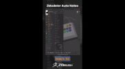 AutoNotes in ZBrush