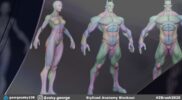 Stylized Anatomy Blockouts with George Zaky – Zbrush 2025: Day 8