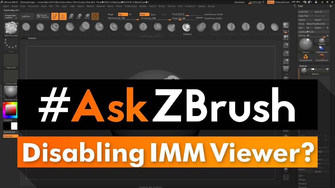 how can i disable zbrush sleeping