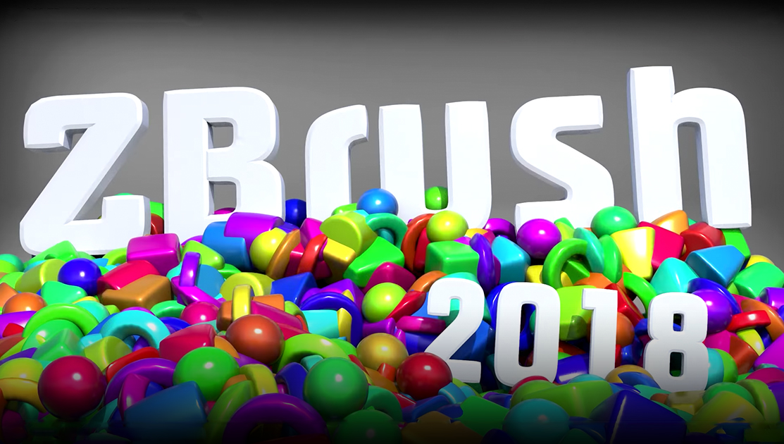 2018 zbrush text
