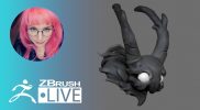 [RU & EN] How to Sculpt Ori and the Will of the Wisps with ZBrush – Alina Ivanchenko