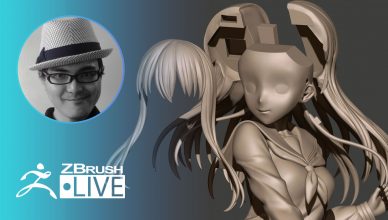 Sakaki Kaoru Pixologic Zbrushlive