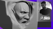 Nosferatu Subtractive Sculpting Challenge – Sculpting Easy-Peasy with Paul Deasy – ZBrush 2021.6