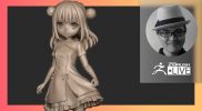 [JA] 3Dプリント用キャラクターの作り方 I Chibi Style Female Character – Sakaki Kaoru – ZBrush 2021.6
