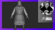 Sculpting with Andre Ferwerda: Grandma Character Design – ZBrush 2021.6
