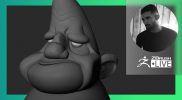 Sculpting Easy-Peasy with Paul Deasy: Stylized Old Man Character Design – ZBrush 2021.6
