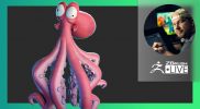 Cartoon Octopus 2D Concept to 3D – Shane Olson & Mitch Leeuwe – ZBrush 2021.6