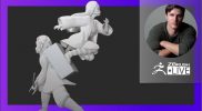 From Core to Pro with IR Sculpts: Demon Slayer Nezuko & Tanjiro Fan Art – Ian Robinson – ZBrush