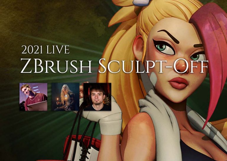 live zbrush sculpt off