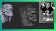 Sculpting with Andre Ferwerda: Halloween Frankenstein – ZBrush 2021.7