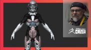 Kermaco: Mech Design: Futuristic Space Suit – Ara Kermanikian – ZBrush 2022