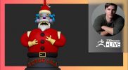Futurama Robot Santa Claus Christmas Ornament – Ian Robinson – ZBrush 2022