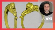 Sculpting Organic Jewelry Designs with ZBrush: Tiger Bracelet – Nacho Riesco Gostanza – ZBrush 2022