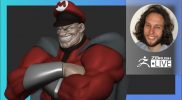 Digital Marathon: Street Fighter Super Mario Bison – Deryck Pelegrini – ZBrush 2022