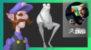 Sculpting Stylized Characters: Waluigi & New Frog – Shane Olson & Matthew S Armstrong – ZBrush 2022
