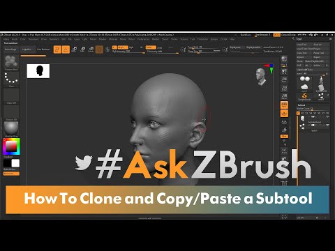 #AskZBrush: How Can You Clone a Subtool in ZBrush? – ZBrushLIVE