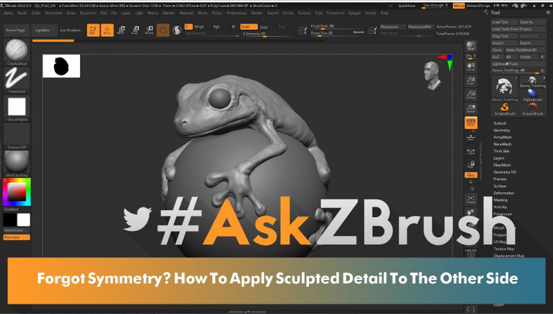 ZBrushLIVE – Streaming your favorite ZBrush artists live daily