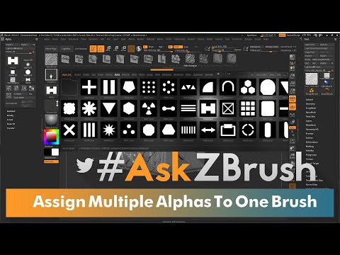 #AskZBrush – How Would I Create a Multi-Alpha Brush From a Pack of ...