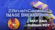 May 24th at 11:00am PDT – Watch Here! – ZBrushCentral Image Breakdown: Markus Haertel – ZBrush 2022