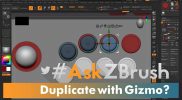 #AskZBrush – Quickly Duplicate Subtools With the Gizmo