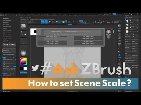 ask zbrush scale
