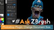 #AskZBrush – How to Change the Image Size When Using the ZBrush to Photoshop Plugin