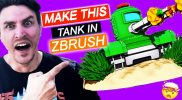 Create Hard Surface Stylized Tanks! How It’s Made in ZBrush – Ian Robinson – ZBrush 2022