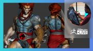 Mike T Artworks: Lion-O From ThunderCats Fan Art – Mike Thompson – ZBrush 2022 (Part 1, 8-11-22)