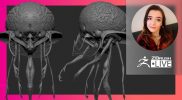 Creature & Character Concept Sculpting – Ashley A. Adams “A_Cubed” – ZBrush 2021.6