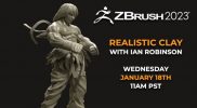 ZBrush 2023 Presentation: Clay with Ian Robinson